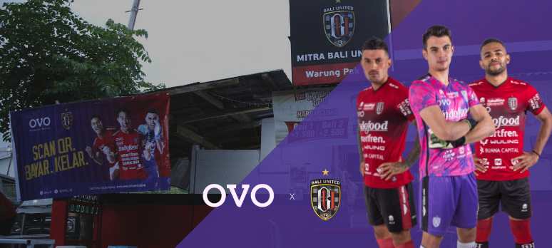 Outcome banner OVO x Bali United